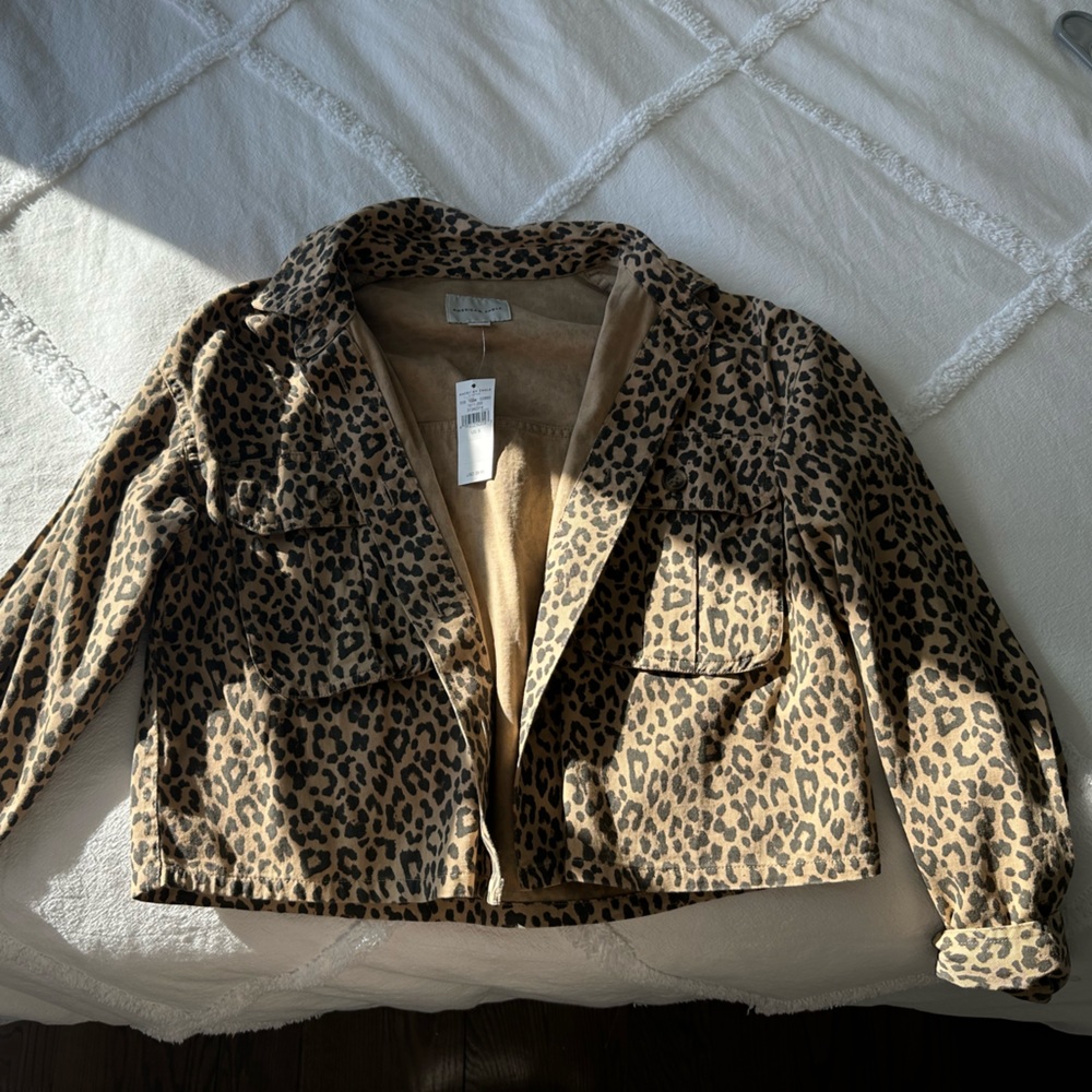 American Eagle Cheetah Jacket